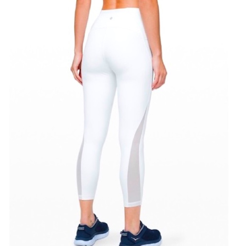 LULULEMON White Train Times Pant 25" Legging
